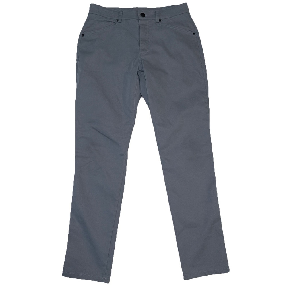 Myles Tour Pants Mens 30x30 Gray Polyester Stretch Golf Dress Travel Performance